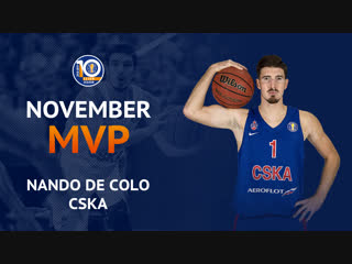 Нандо Де Коло - MVP ноября | Сезон 2018/19