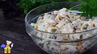 Уж очень вкусный САЛАТ за 5 минут! Всего 3 продукта в составе